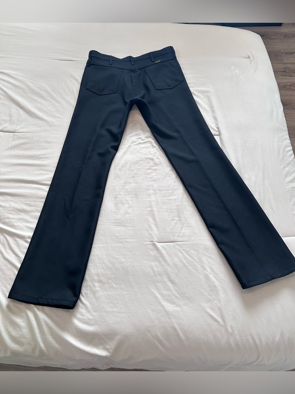 Wrangler Wrancher Black Pants Men’s 34x34 Bootcut Western 82BK